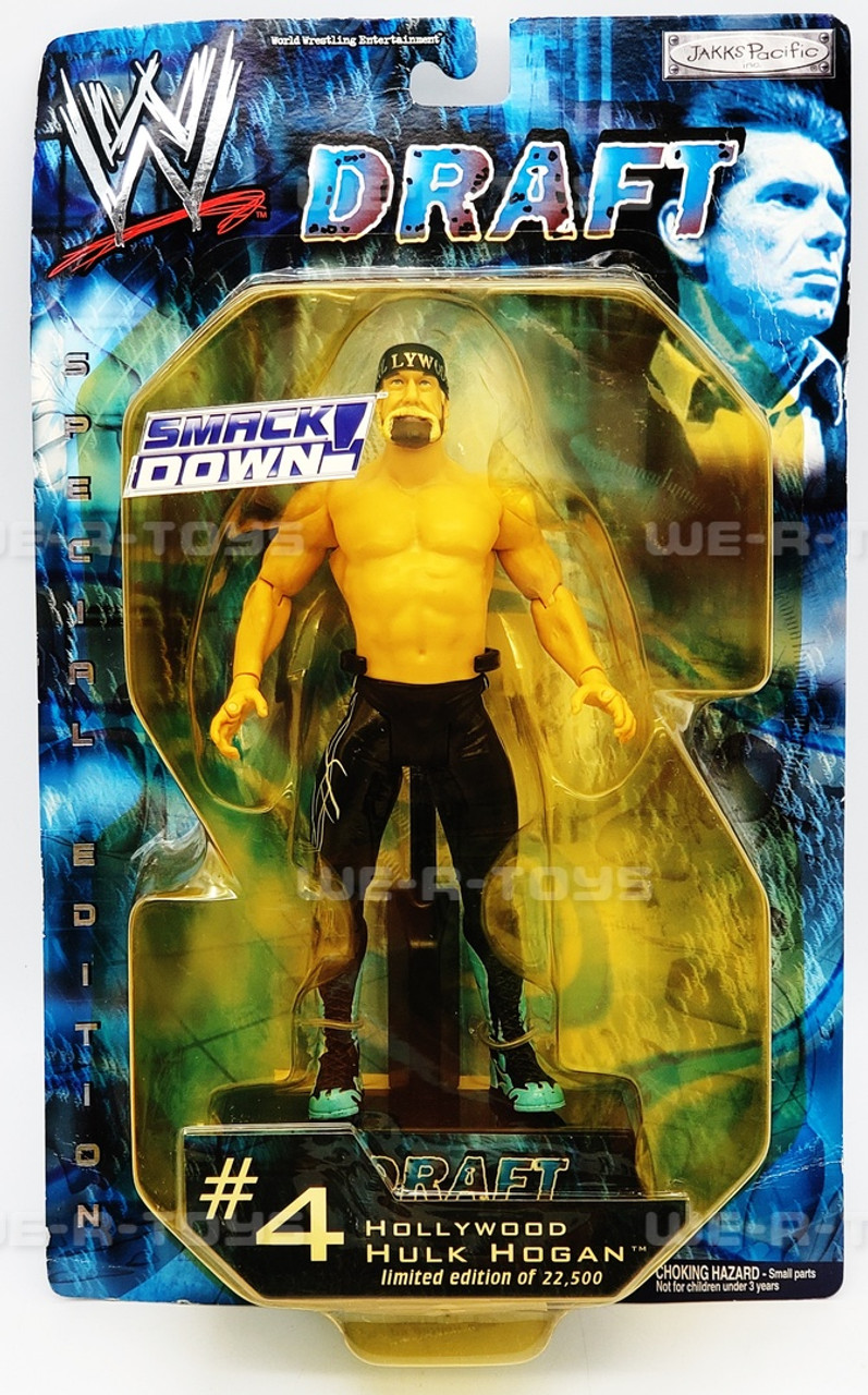 WWE Draft #4 Hollywood Hulk Hogan Action Figure 2002 Jakks Pacific No.  90290 NEW