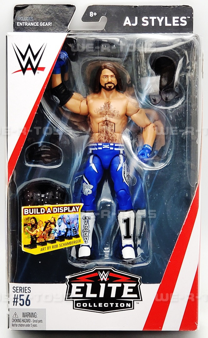 Wwe 2k17 Aj Styles Doll WWE Elite Collection Series #56 AJ Styles