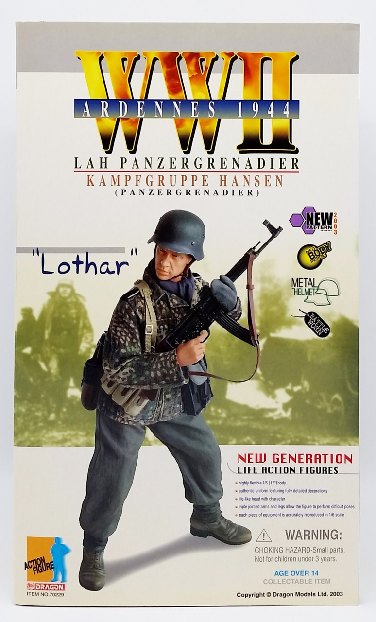 Dragon Action Figure Lothar LAH Panzergrenadier Kampfgruppe Hansen