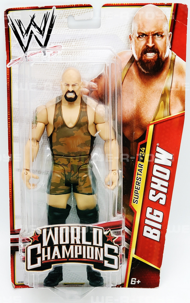 WWE Superstar 34 Big Show Action Figure World Champions 9799 Mattel 2013  NRFP