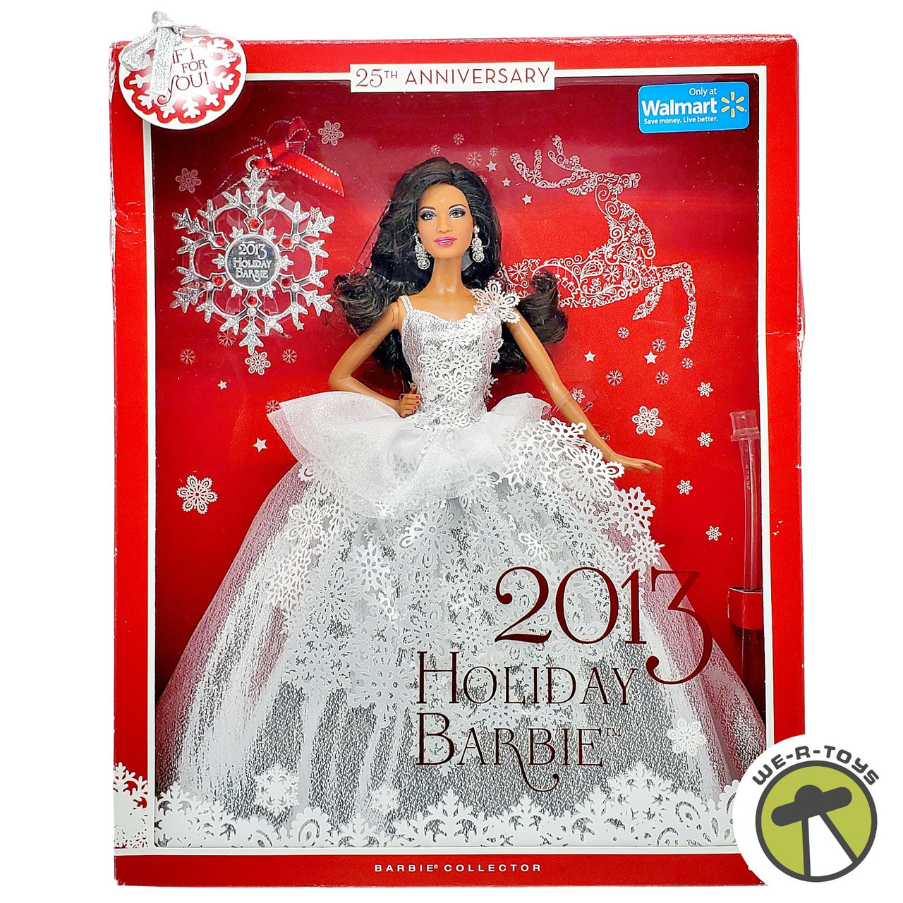 2013 Holiday Barbie Doll African American 25th Anniversary X8255