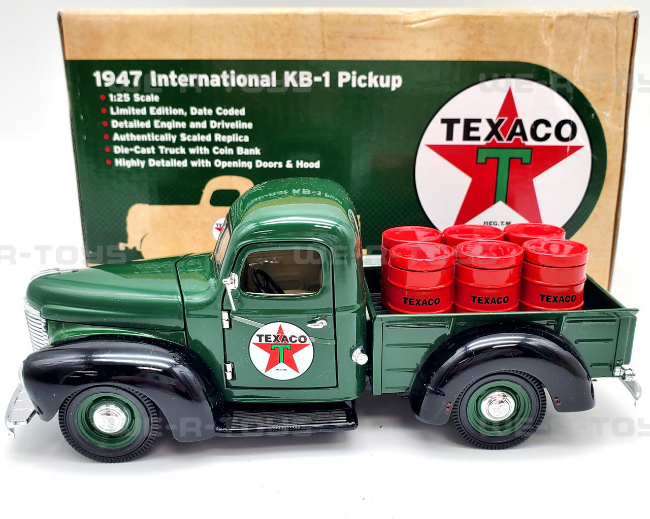 Texaco 1947 International KB-1 Pickup 1:25 Scale Die-Cast Metal