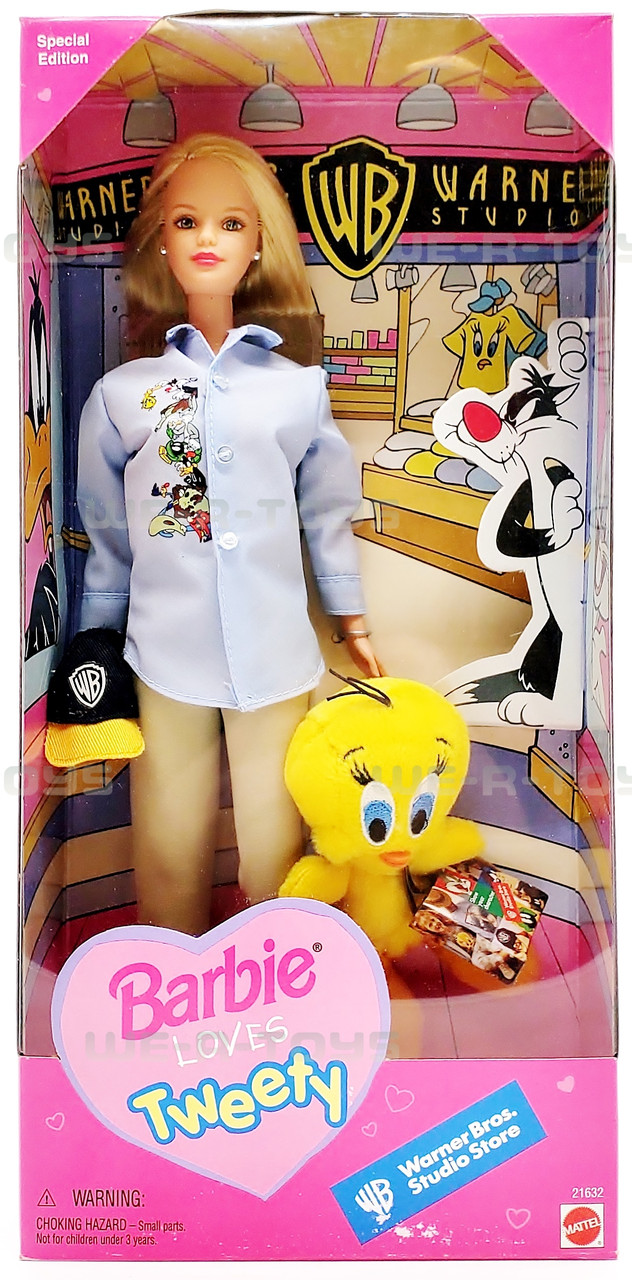Barbie Loves Tweety Bird Doll Warner Bros Studio Store Special