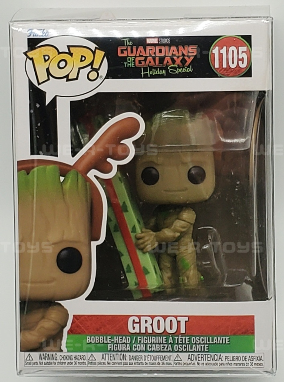 Guardians of the Galaxy Holiday Special Groot Funko Pop! with Case 1105 NEW