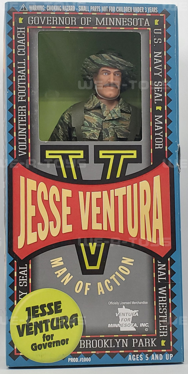 Jesse Ventura Man of Action U.S. Navy Seal Figure Formative Intl