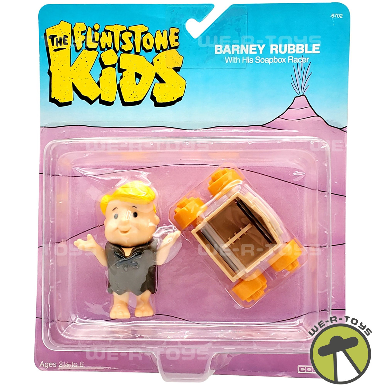 The Flintstone Kids Barney Rubble with his Soapbox Racer Figure