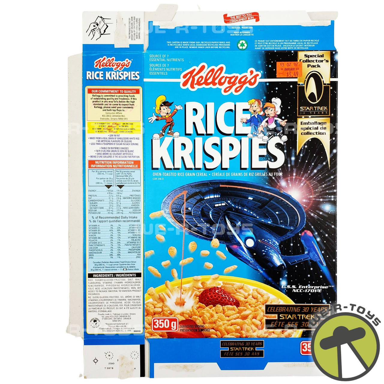 Kelloggs Rice Krispies rice cereal 310 g 