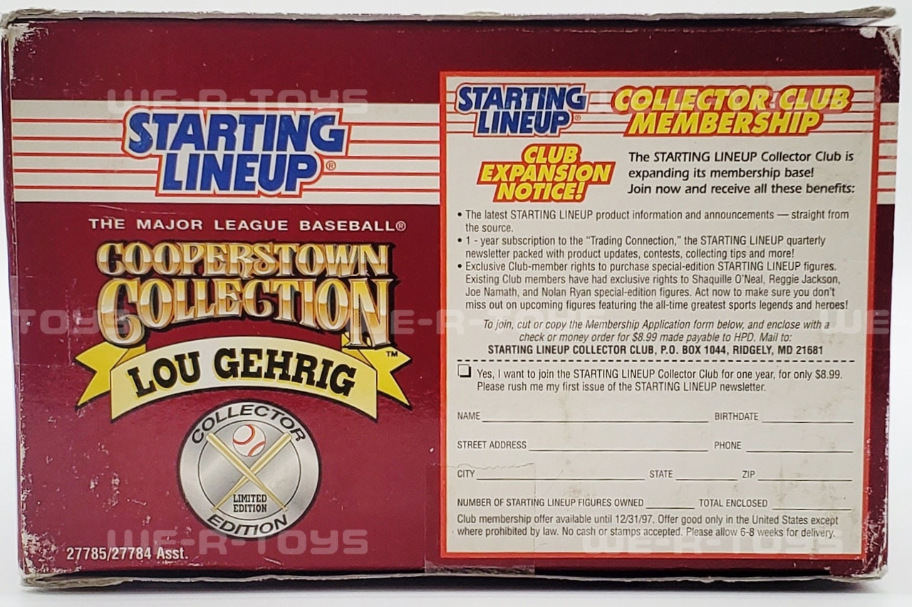 MLB Cooperstown Collection Lou Gehrig Figure 1996 Starting