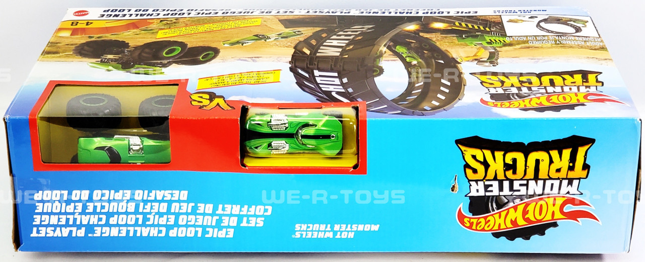 Hot Wheels Monster Truck Epic Loop Challenge Play Set with Truck and C –  Square Imports