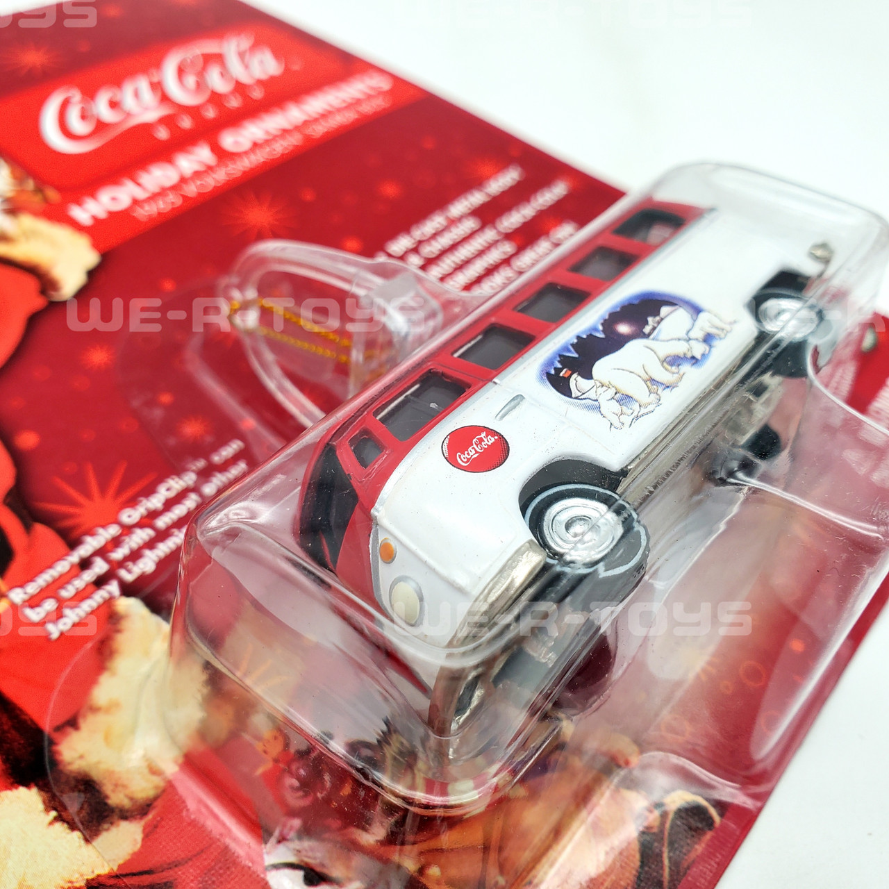 Johnny Lightning Coca-Cola 1965 Volkswagen Samba Bus Ornament