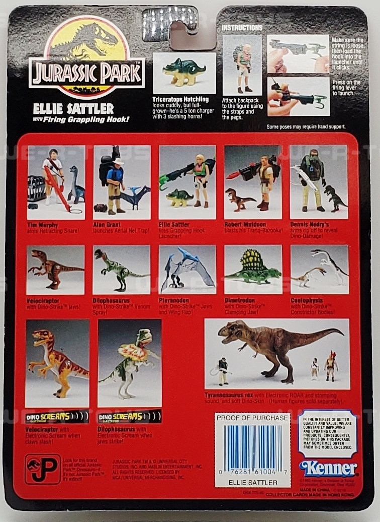 Figurine Jurassic Park Kenner - Tim Murphy - 1993 - Loose Complet