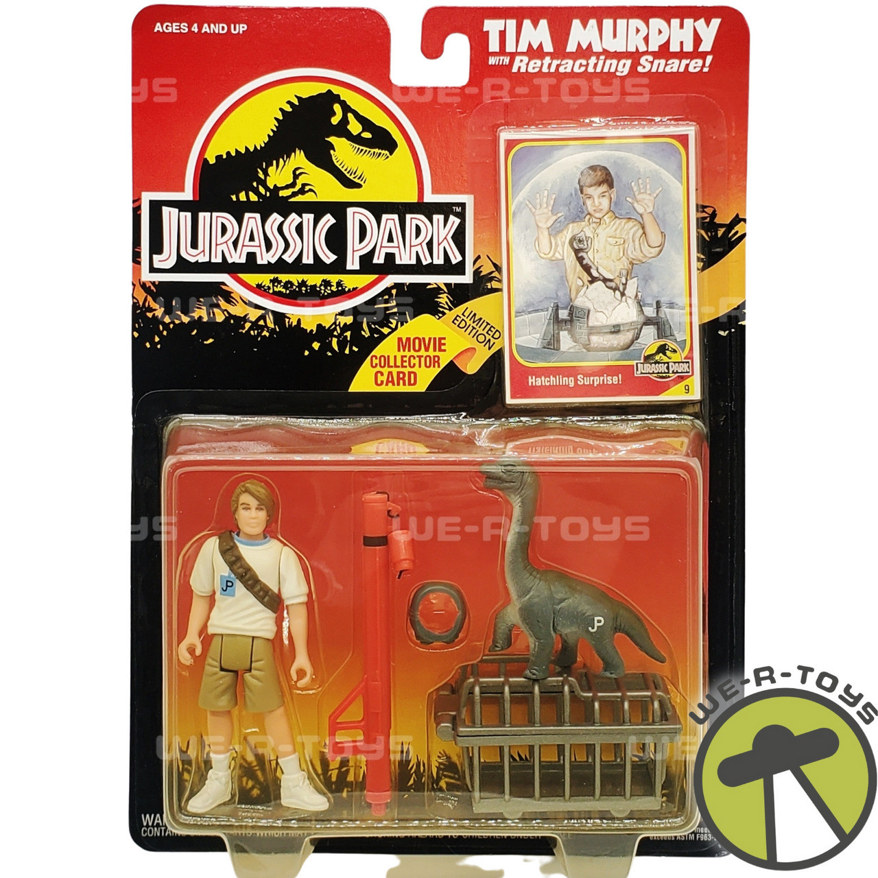 KENNER 1993 FIGURINE vintage JURASSIC PARK Dinosaure TIM MURPHY Complet EUR 32,00 - ES