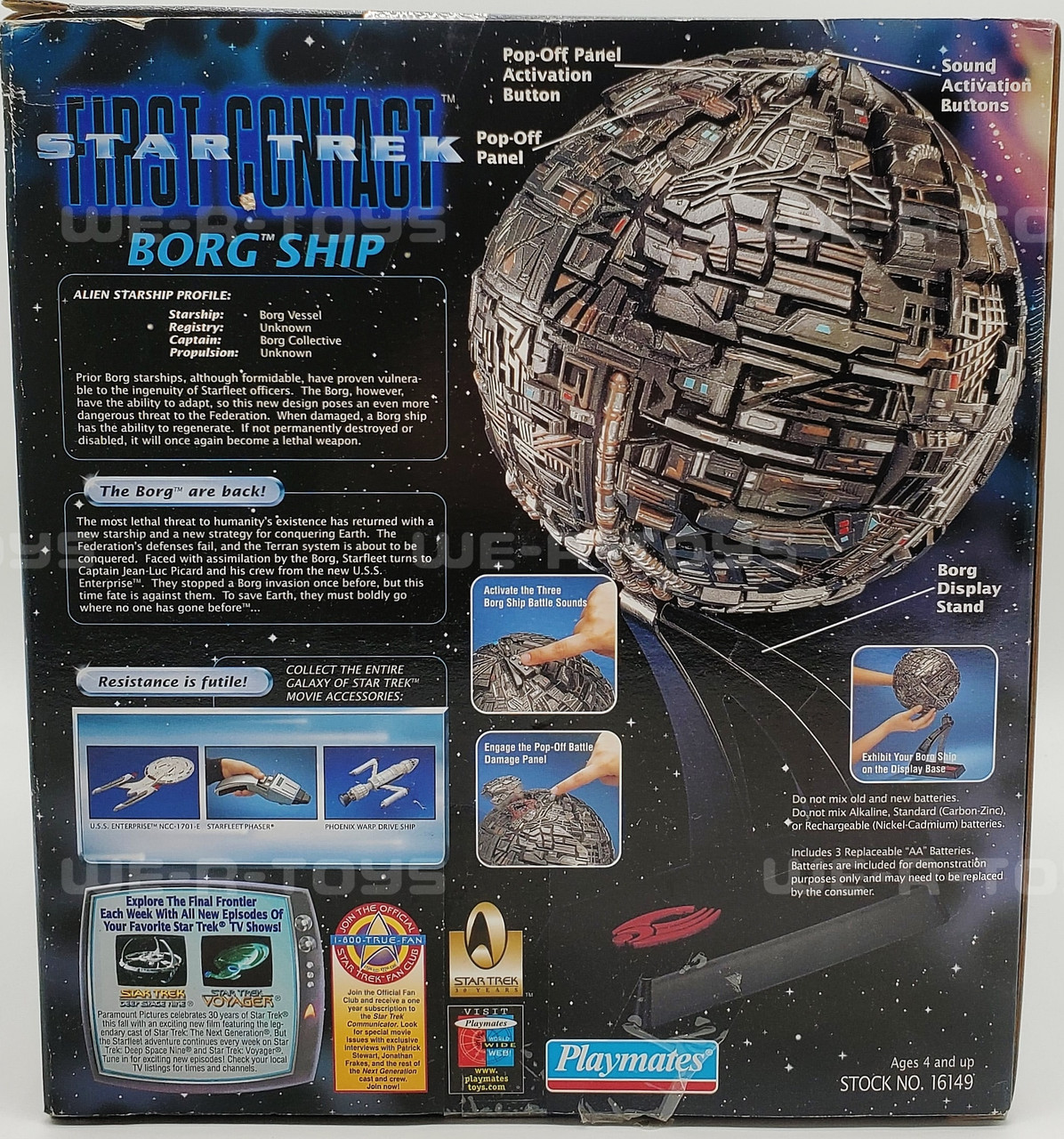Star Trek First Contact Borg Ship Collectors Series Edition 1996