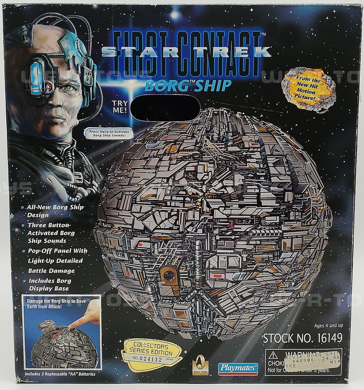 Star Trek First Contact Borg Ship Collectors Series Edition