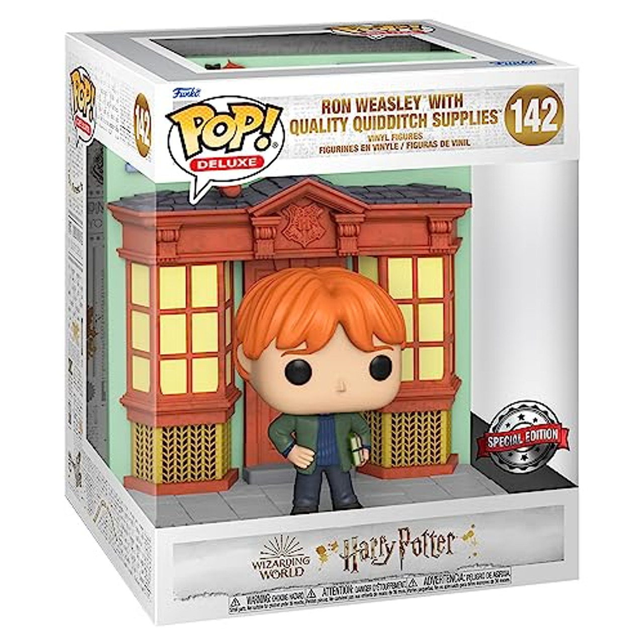 Funko Pop! Deluxe: Harry Potter Quidditch Supplies Store with Ron Weasley  #142