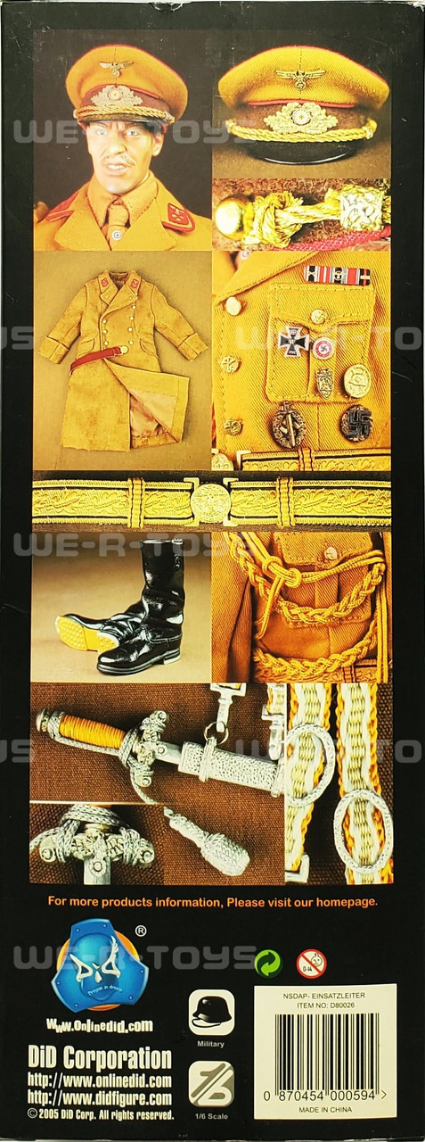 DID 1/6 WWII Action Figure NSDAP 