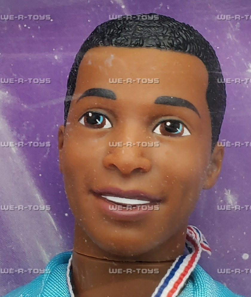 Olympic USA Skater Ken Barbie Doll African American 1997 Mattel