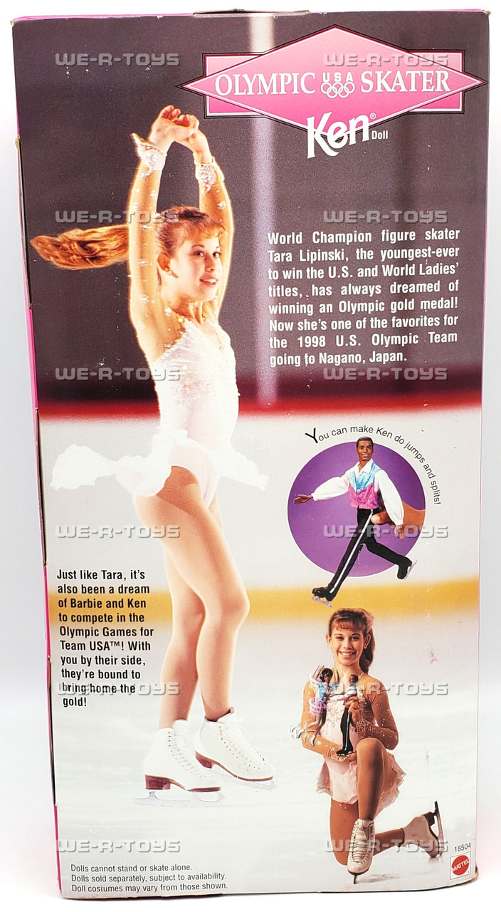 Olympic USA Skater Ken Barbie Doll African American 1997 Mattel