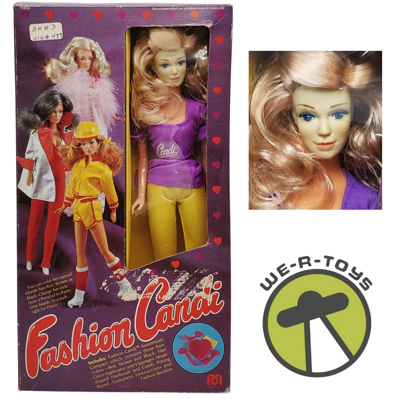 Fashion Candi Doll with Washable, Colorable, Stylable Hair 1979