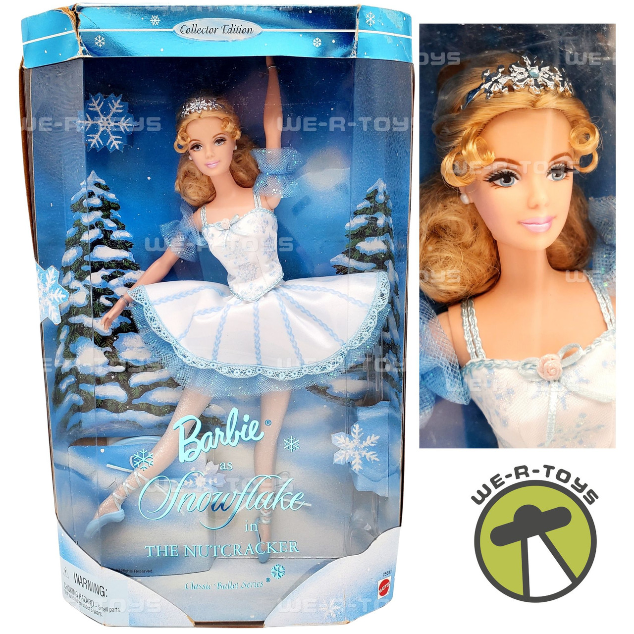 Barbie as Snowflake Doll in The Nutcracker Classic Ballet Series 1999 NRFB