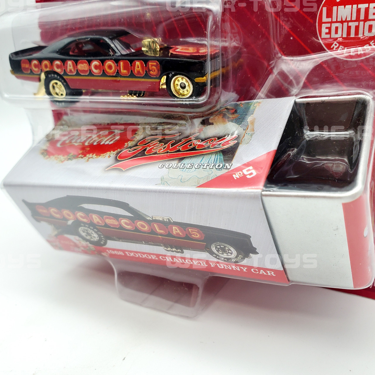 Johnny Lightning 1968 Charger Funny Car Coca-Cola Brand Festoon