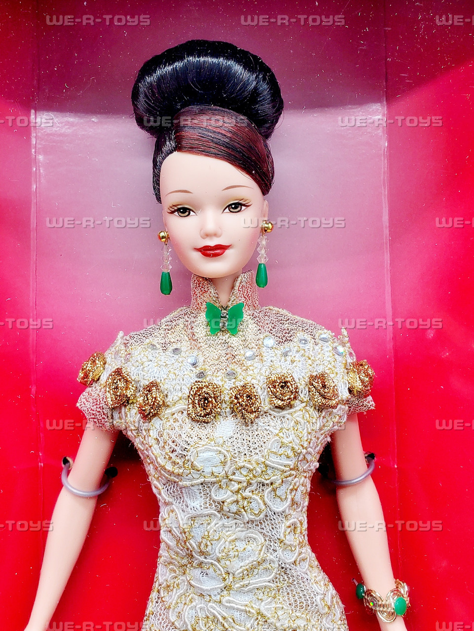 Golden Qi-Pao Barbie Doll Limited Edition 1998 Mattel 20866 - We-R