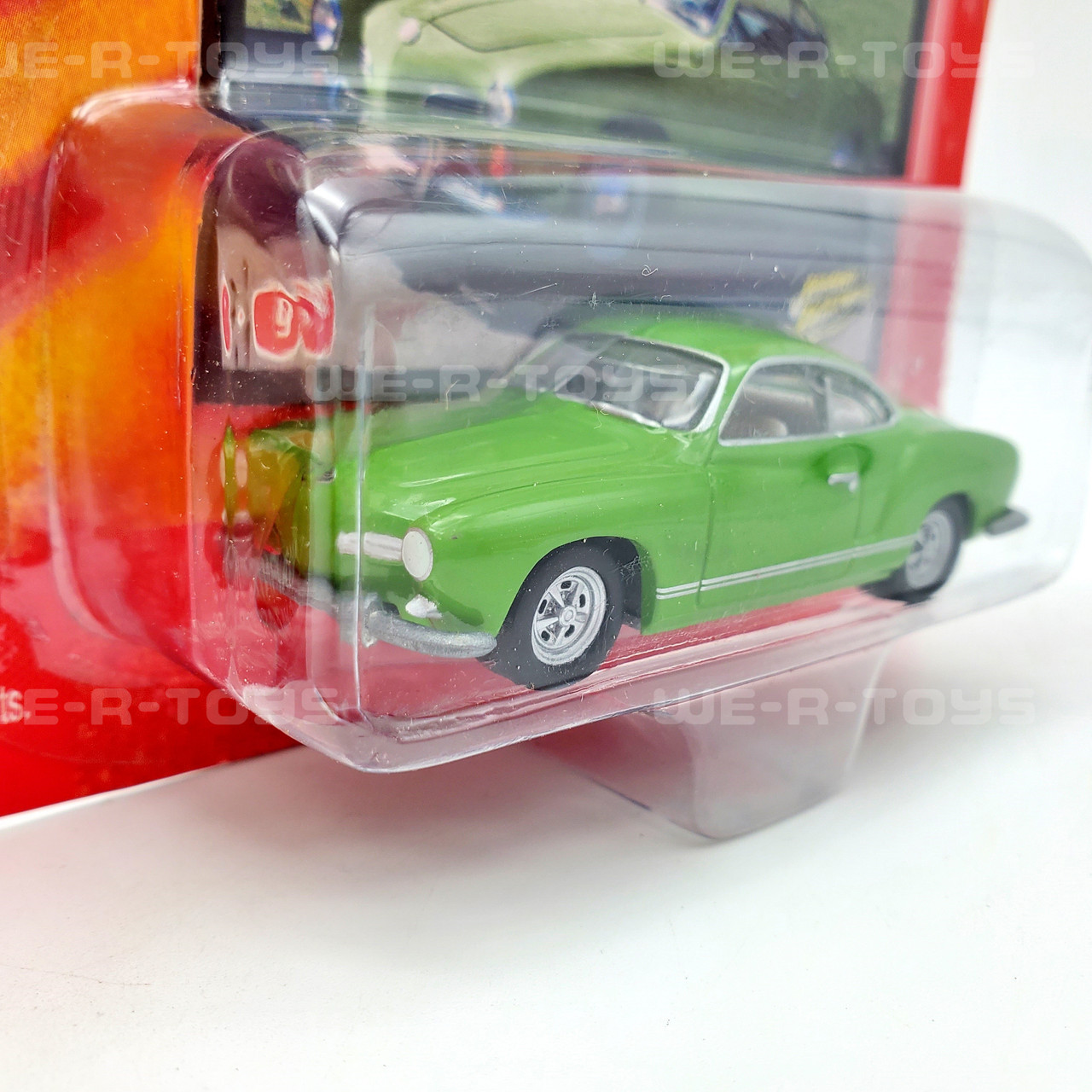 Johnny Lightning 1966 Green VW Karmann Ghia Die Cast Vehicle