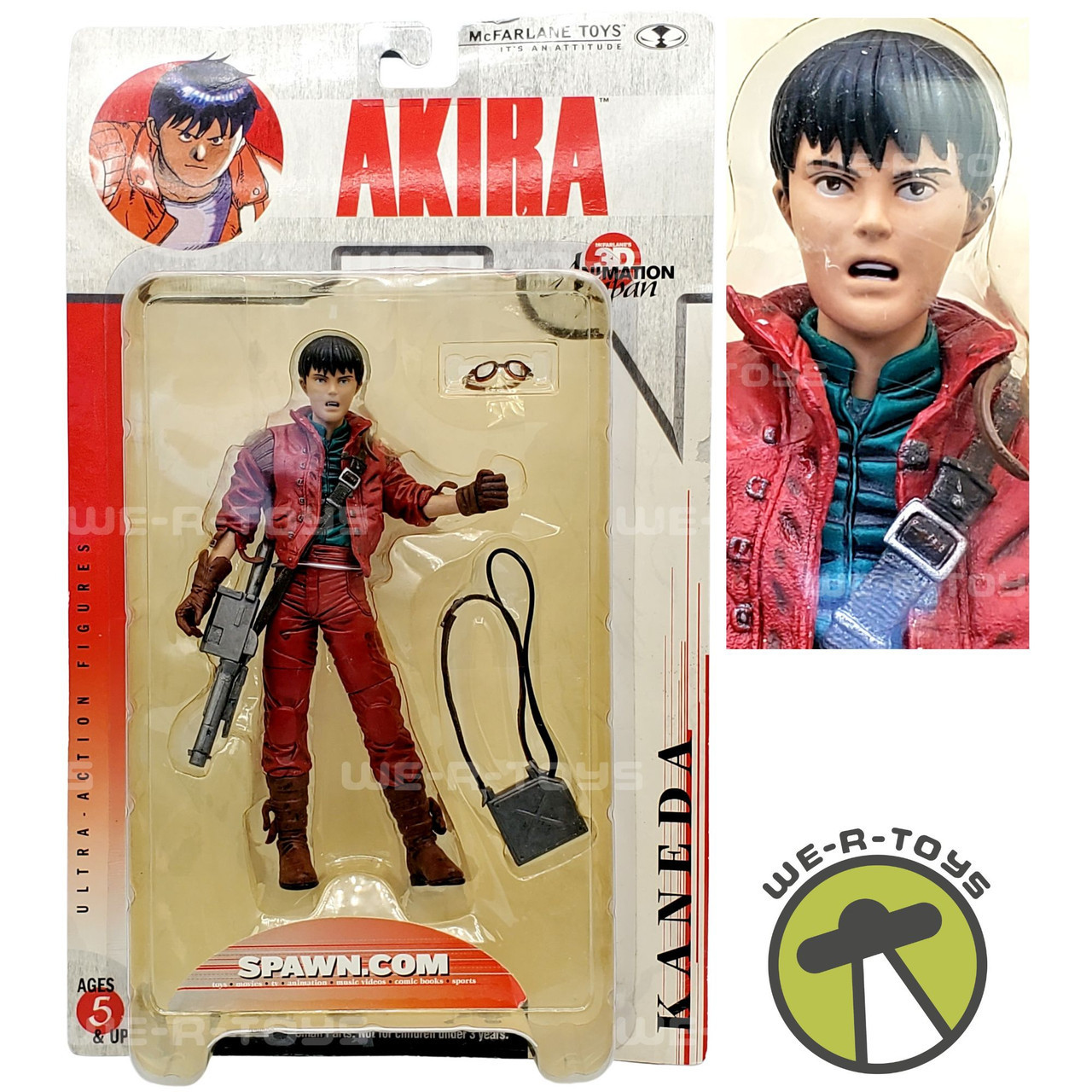 McFarlane's 3D Animation from Japan Akira Kaneda Action Figure 2000 NRFP