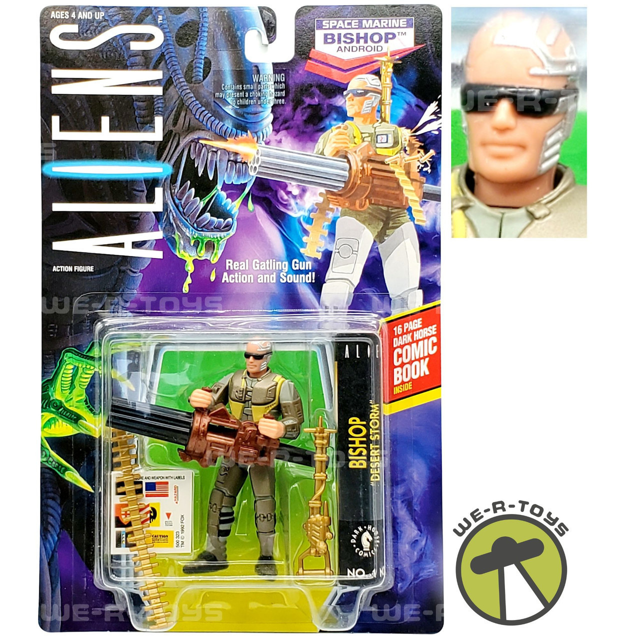 エイリアンヘッズ・ガンプ Aliens Space MArine Bishop Android Real Gun Sounds and Action 1992