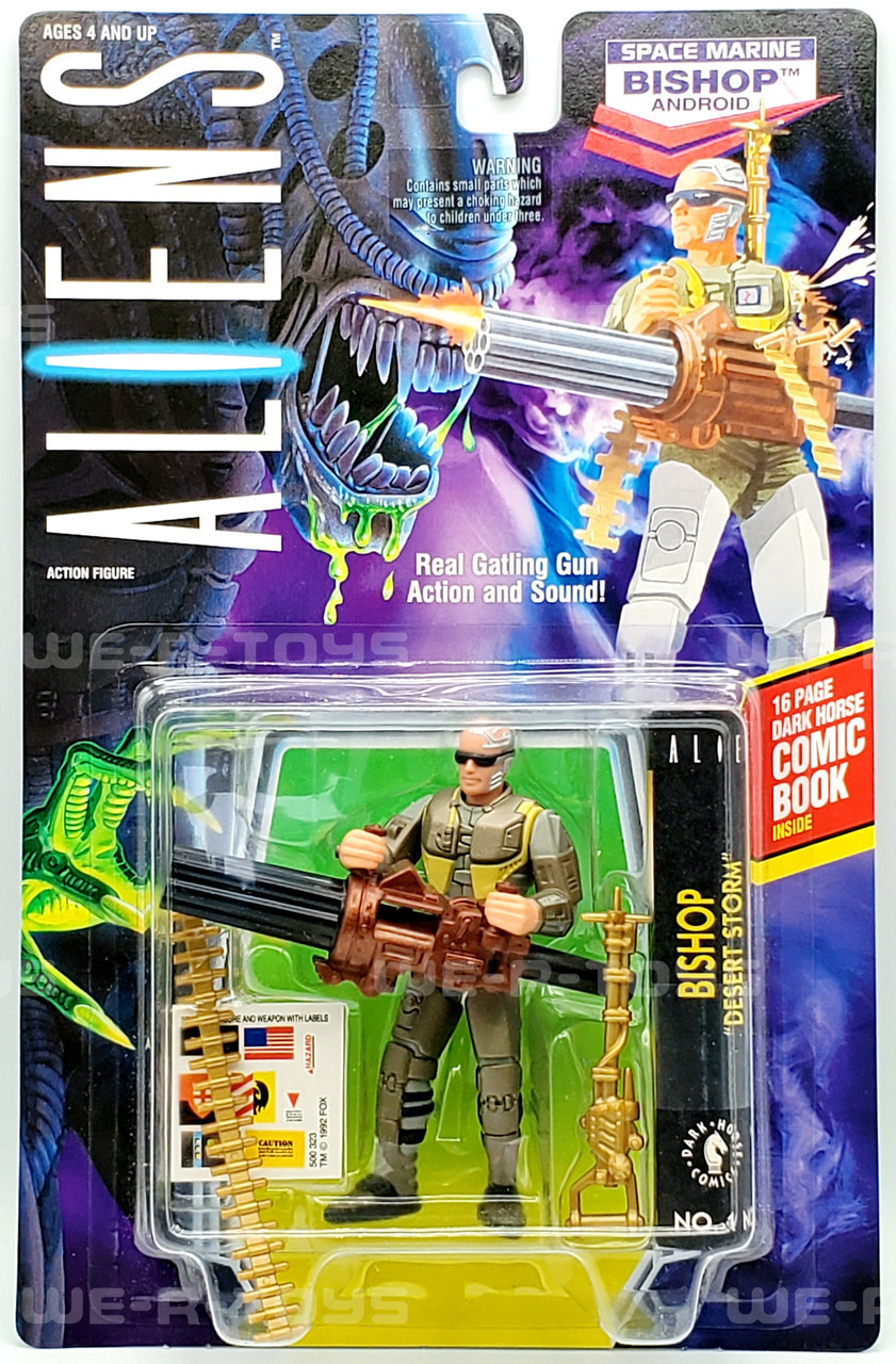 エイリアンヘッズ・ガンプ Aliens Space MArine Bishop Android Real Gun Sounds and Action 1992