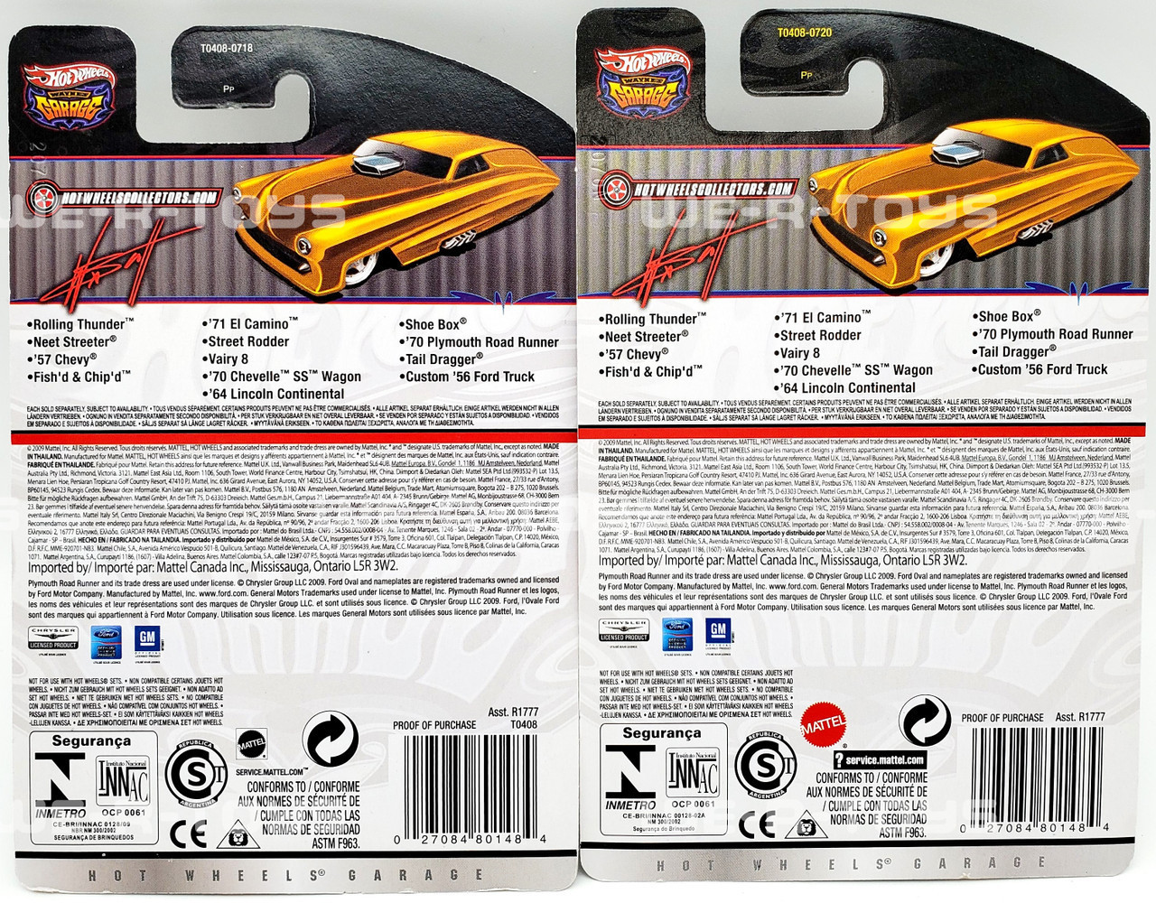 Hot Wheels Wayne's Garage カスタム'56フォード Hot Wheels Wayne's Garage 1956 Ford Pickup Truck - Global