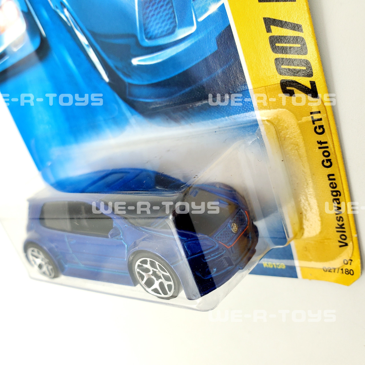 Hot Wheels Volkswagen Golf GTI Set of 2 White and Blue New Models