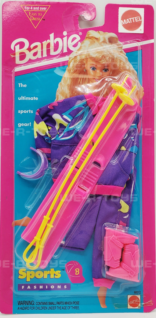 Barbie Dream Sports Fashions Snow Ski Set 1995 Mattel No. 68312