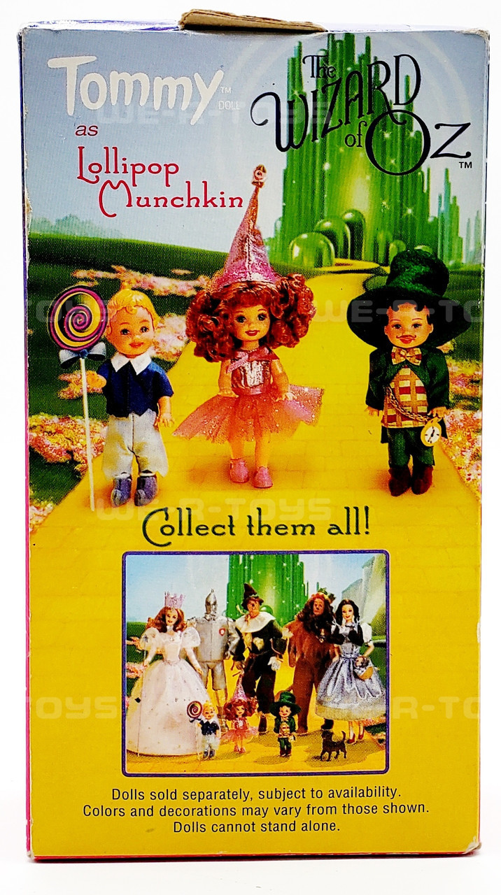 Barbie The Wizard of Oz Tommy as Lollipop Munchkin Doll 1999 Mattel 25819 -  We-R-Toys