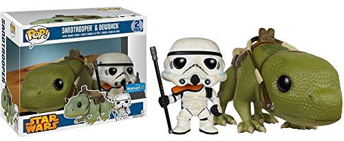 Funko Pop Star Wars Sandtrooper & Dewback Bobblehead Vinyl Figures
