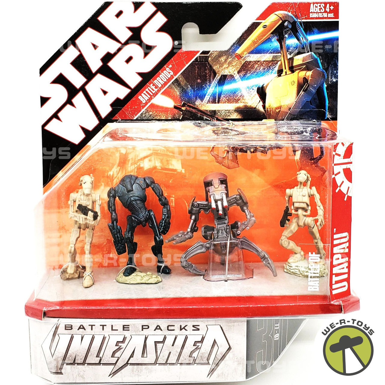 Star Wars Unleashed Battle 4 Pack Battledroids - We-R-Toys