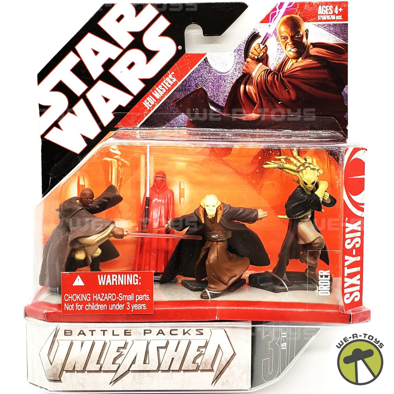 Star Wars Unleashed Battle 4 Pack Jedi Masters - We-R-Toys