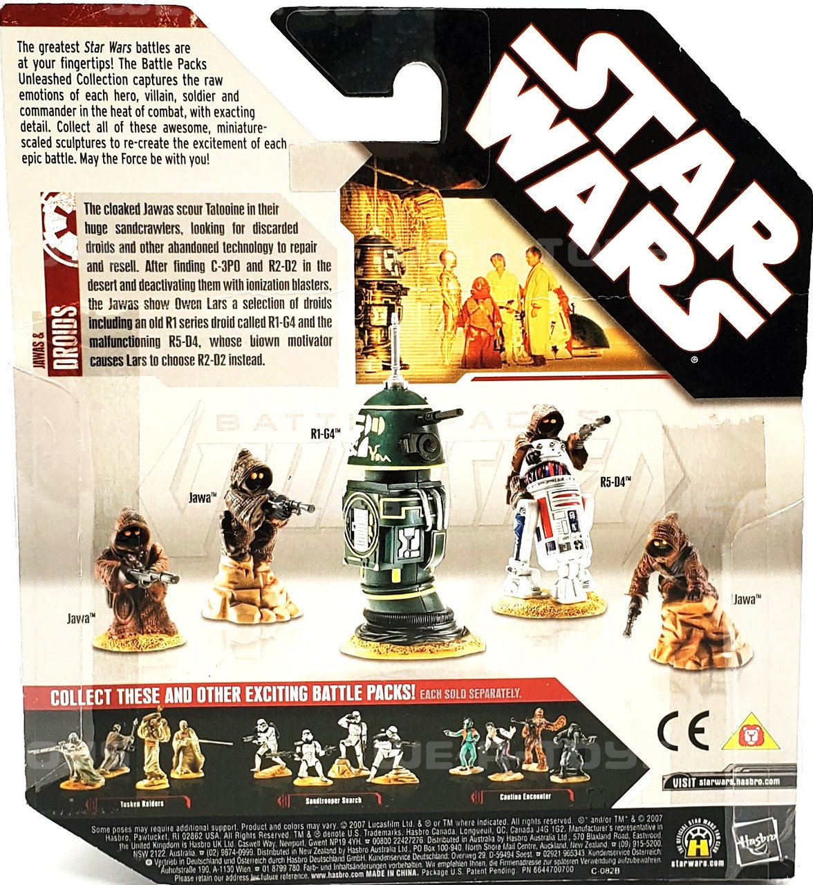 Star Wars Unleashed Battle 4 Pack Jawas & Droids - We-R-Toys