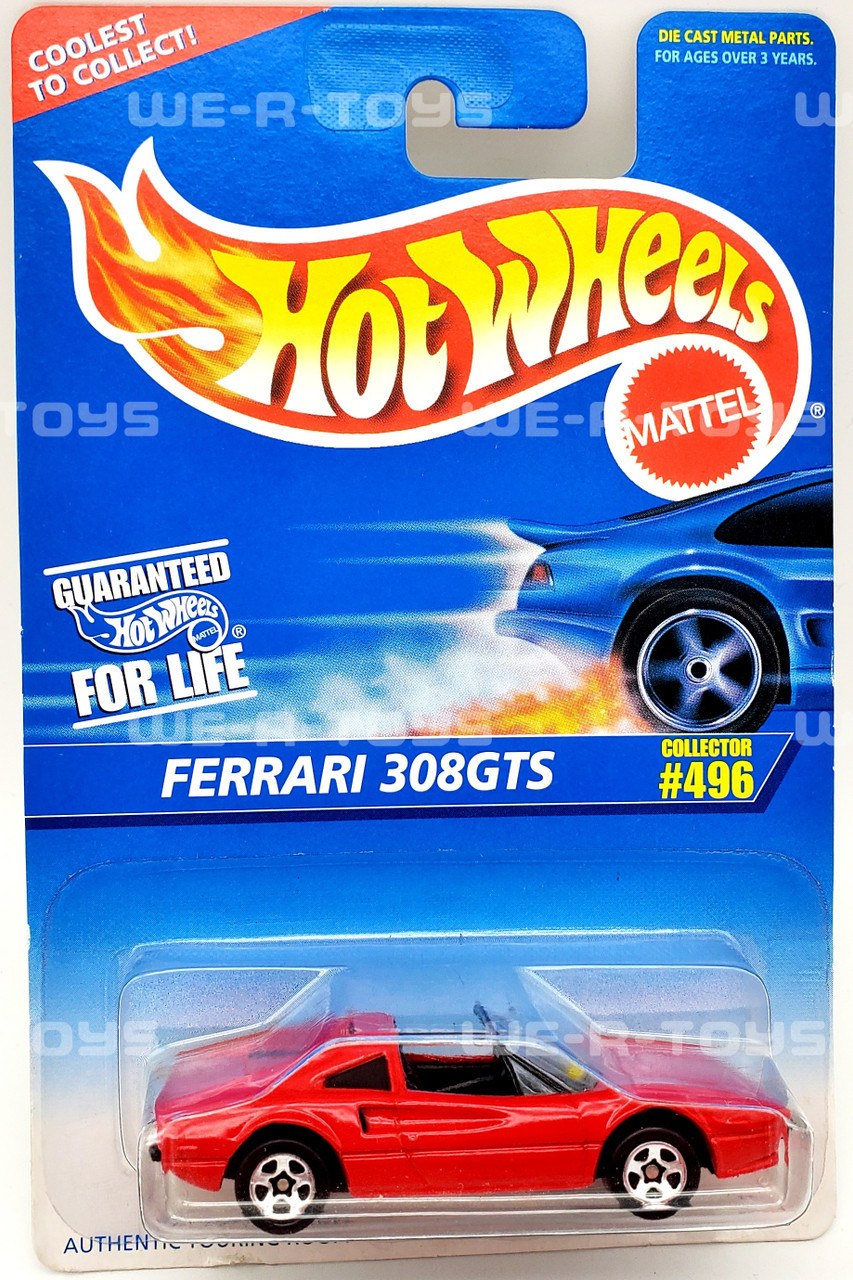 Hot Wheels Ferrari 308GTS Collector #496 Car Red 16303 Die-cast
