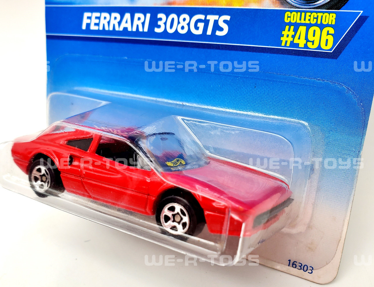 Hot Wheels Ferrari 308GTS Collector #496 Car Red 16303 Die