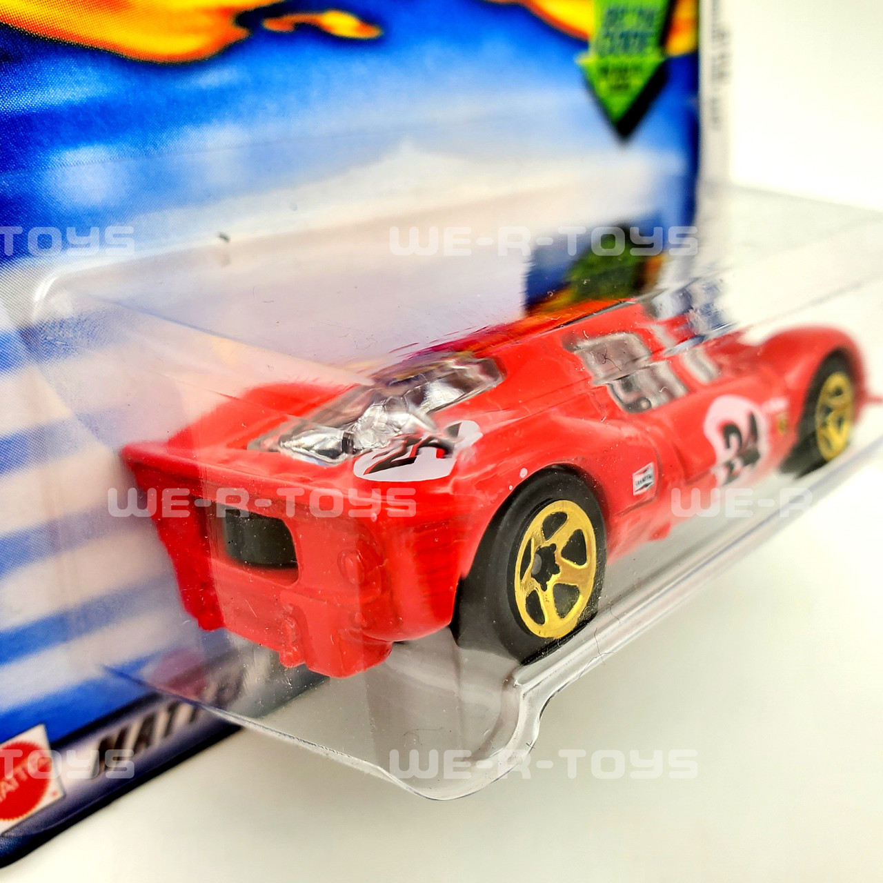 Hot Wheels Ferrari P4 Red 2002 First Editions #25 Diecast