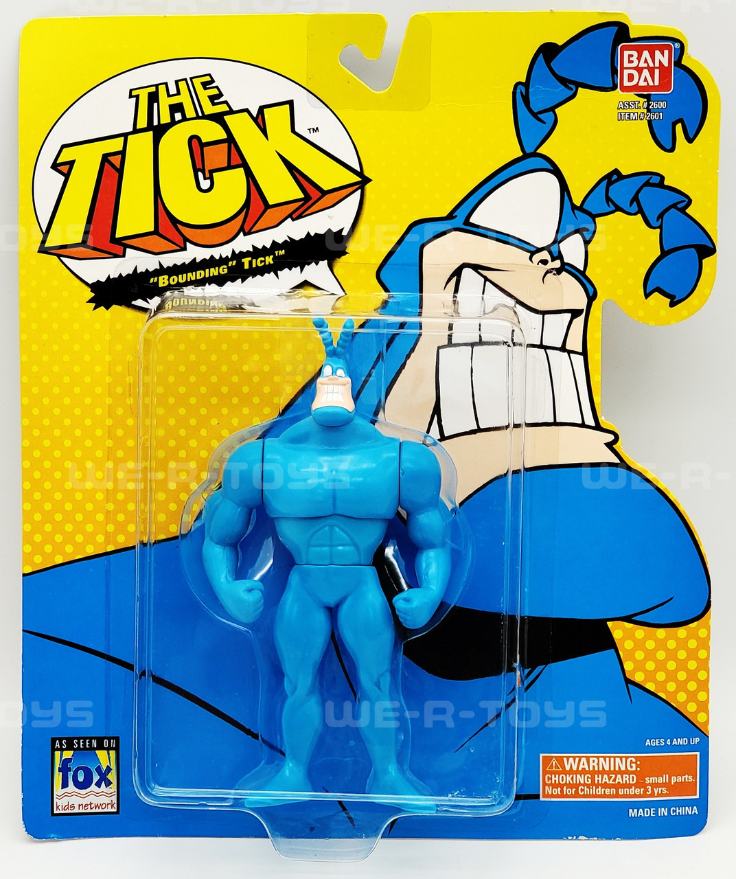 The Tick Bounding Tick Action Figure Bandai 1994 No. 2601 NRFP