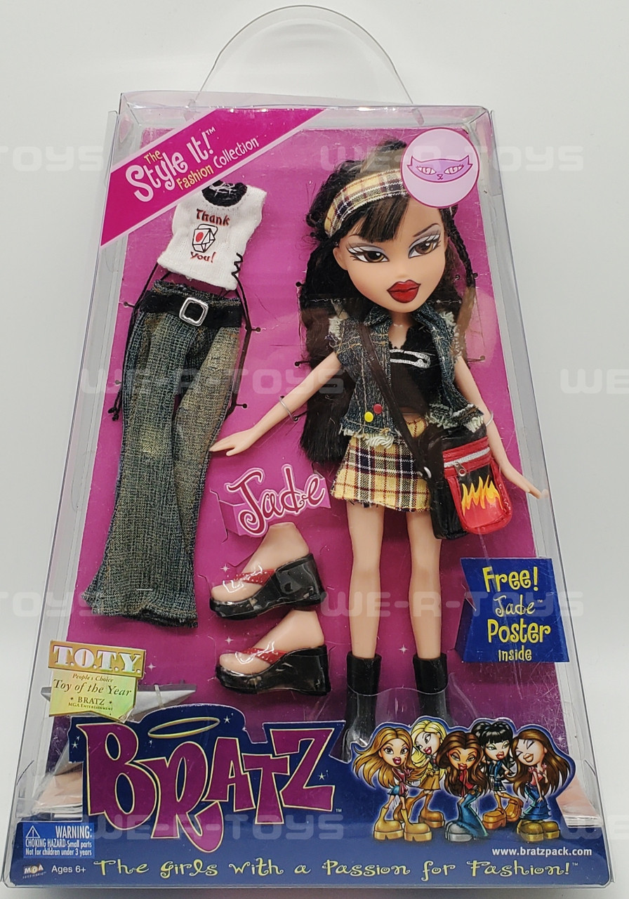 Bratz Jade Style It! Fashion Collection Doll with Poster 2003 MGA #258308  NRFB - We-R-Toys
