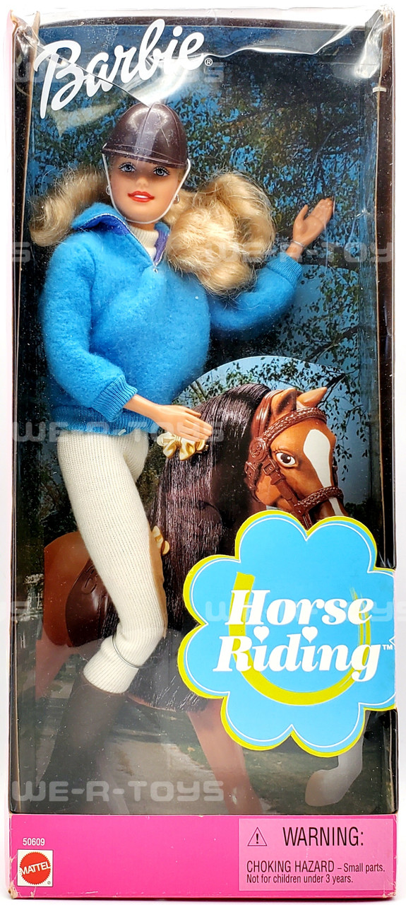 Horse Riding Barbie Doll Fully Poseable Body 2000 Mattel #50609