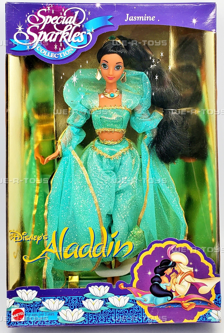 Disney's Aladdin Special Sparkles Jasmine Doll 1994 Mattel No