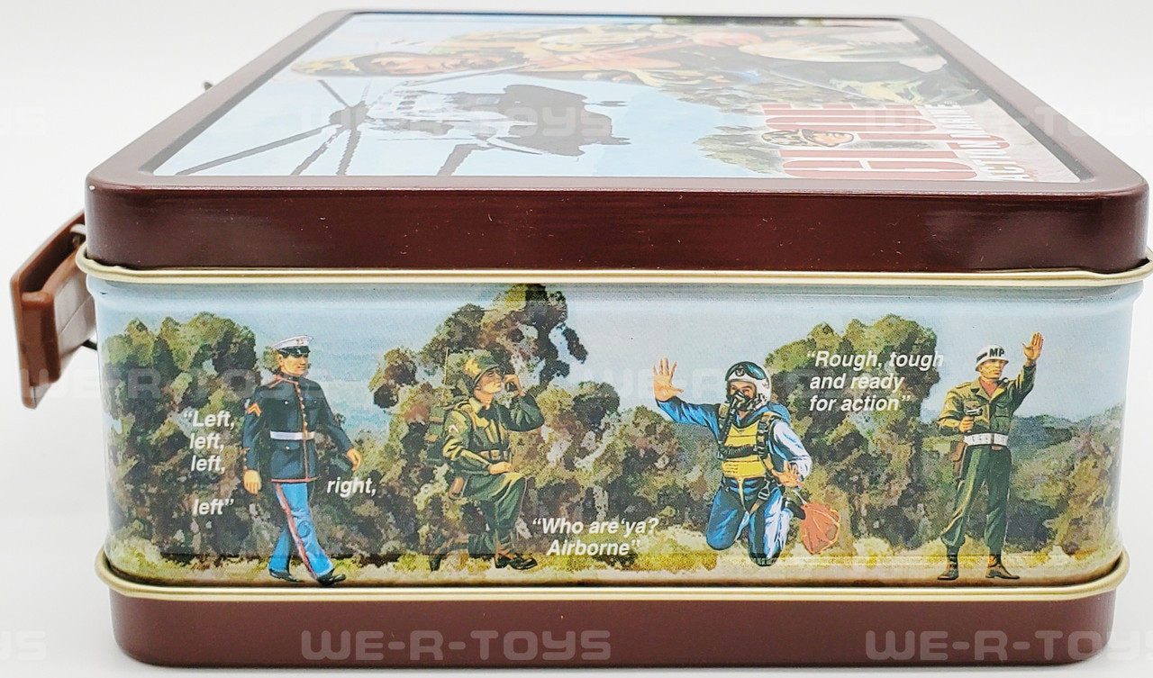G.I. Joe Action Marine Helicopter Tin Lunchbox 2000 Hasbro NEW