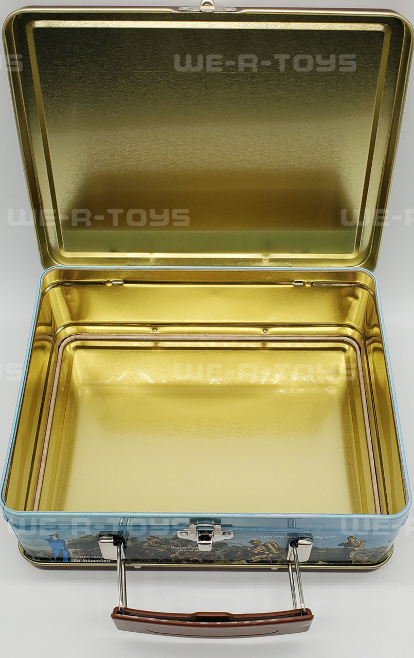 G.I. Joe Action Marine Helicopter Tin Lunchbox 2000 Hasbro NEW