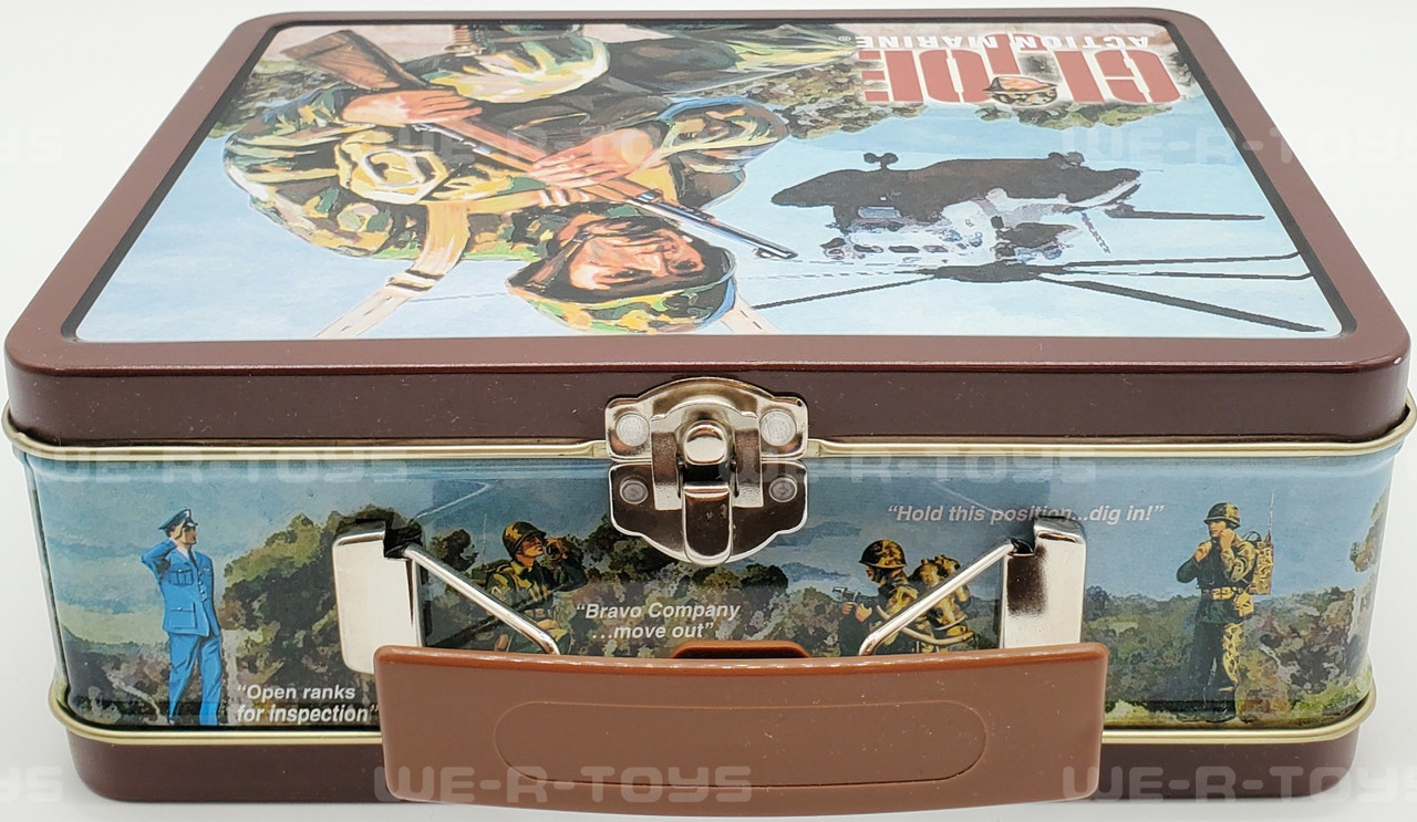 G.I. Joe Action Marine Helicopter Tin Lunchbox 2000 Hasbro NEW