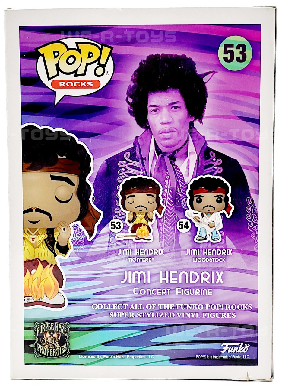 Funko Pop! Rocks Music Jimi Hendrix Monterey f.y.e. Exclusive