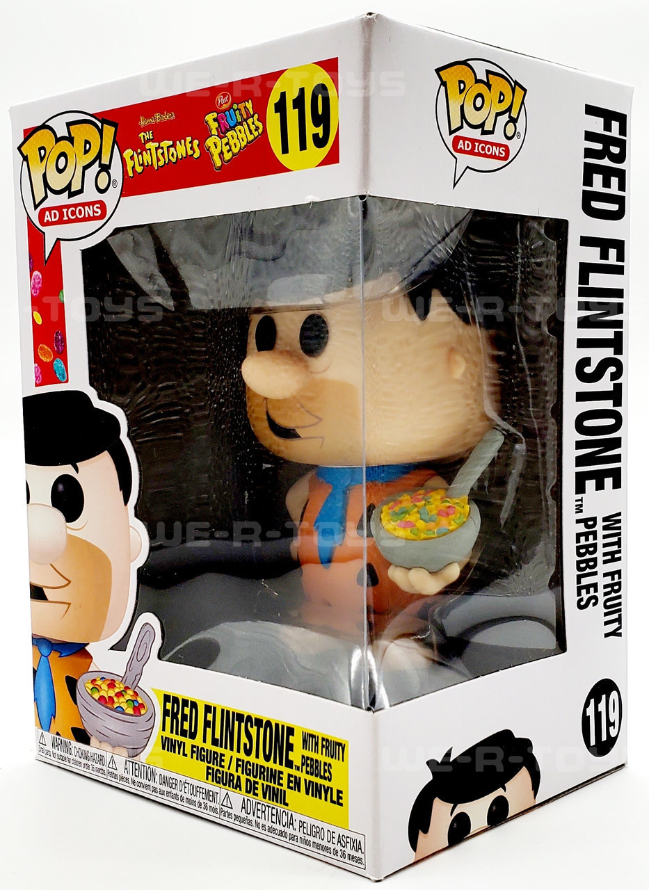Funko POP Ad Icons Fred Flintstone with Fruity Pebbles